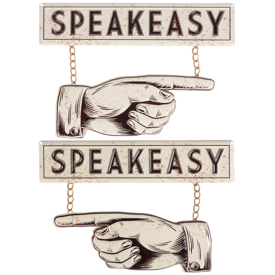 Speakeasy Wall Decor Set