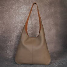 Load image into Gallery viewer, Kenya Taupe Recycled Vegan Shoulder Bag