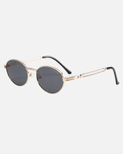 Load image into Gallery viewer, Blake Polarized Sunglasses: Black/Gold