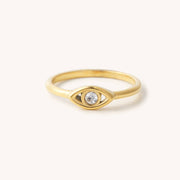 Alex Evil Eye Gem Ring: 6