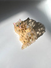 Load image into Gallery viewer, Hand-painted Persian Cat Claw Hair Clip | Eco-Friendly: Tortoise