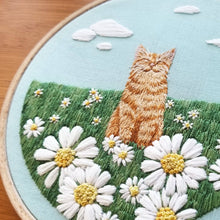 Load image into Gallery viewer, Happy Cat Embroidery Kit
