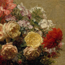 Load image into Gallery viewer, Summer Flowers Framed Oil Painting Print on Canvas: 8" x 10"