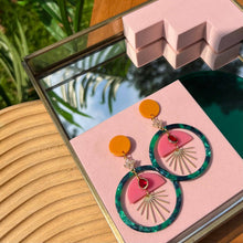 Load image into Gallery viewer, Tropic Glam Hoops