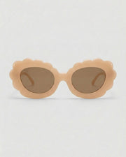 Lilah Polarized Sunglasses: Tan / Polarized + 100% UV Protection