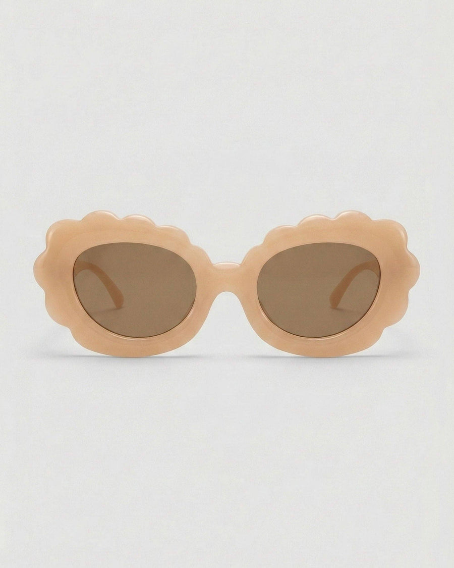 Lilah Polarized Sunglasses: Tan / Polarized + 100% UV Protection