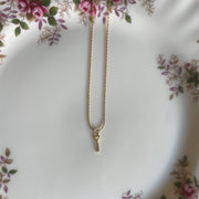 Key to My Heart Necklace: 20" Adjustable Chain