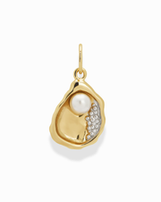 Delta Oyster Charm Necklace