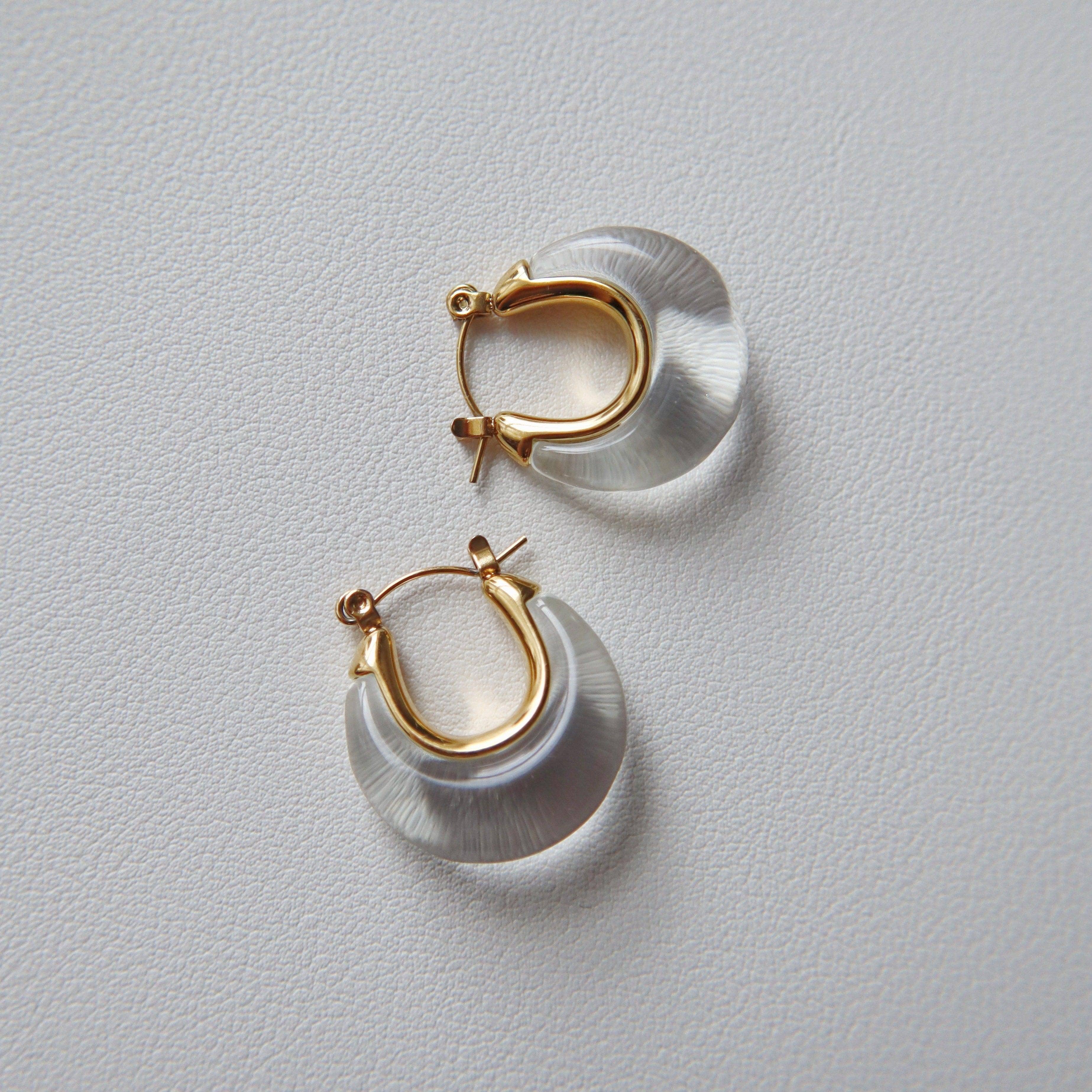 Millie Acrylic Hoops