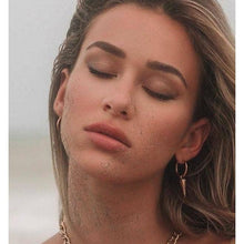 Load image into Gallery viewer, Aria Spike Hoops: Silver