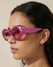 Lilah Polarized Sunglasses: Tan / Polarized + 100% UV Protection