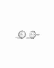 Load image into Gallery viewer, Pearl Button Studs: Gold