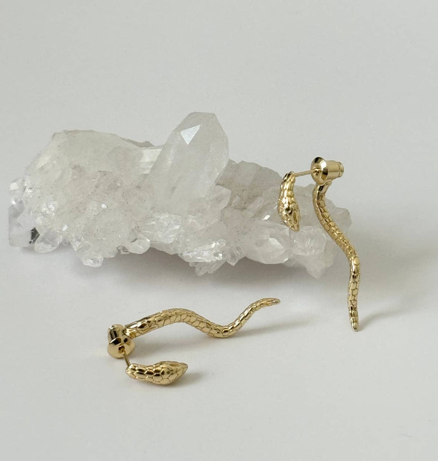 Cleo Serpent Earrings