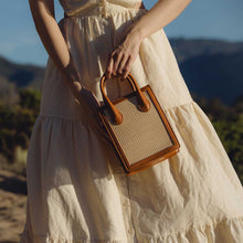 Load image into Gallery viewer, Roberta Denim Small Tote Bag