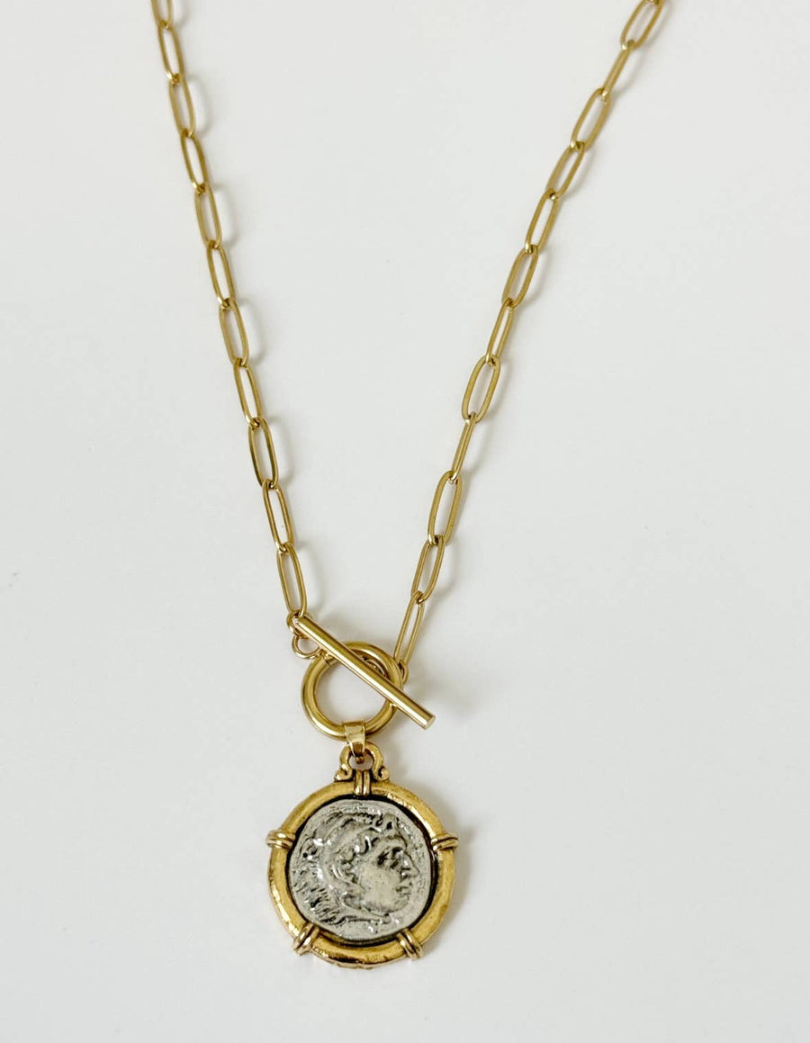 Greek Coin Necklace