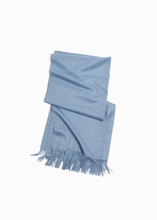 Load image into Gallery viewer, Cozy Woven Cashmere Wrap Shawl Scarf Throw: Black