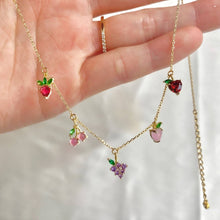 Load image into Gallery viewer, Fruit Basket Choker: Silver