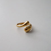 Wrap Ring | Everyday Gold Ring: 7