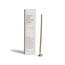 Load image into Gallery viewer, White Sage Hand-rolled Incense Stick
