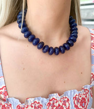 Load image into Gallery viewer, Bailey Chunky Beaded Necklace- Teal