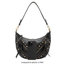 Load image into Gallery viewer, Maeve Black Recycled Vegan Shoulder Bag Pre-Order 9/30