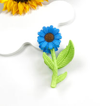 Load image into Gallery viewer, Sunflower flower style hair claw clip: Pink
