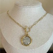 Greek Coin Necklace
