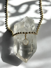 Load image into Gallery viewer, Moonstone Necklace : Staple Chain