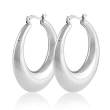 Load image into Gallery viewer, Maddie Hoops: Silver
