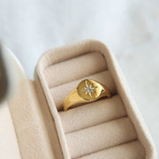 Star Signet Ring: 6