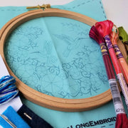 Summer Hummingbird Embroidery Kit