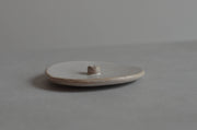 Light Gray Ceramic Incense Holder