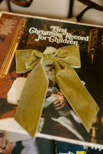 Load image into Gallery viewer, Large Velvet Hair Bow Barrette for Women | Bailee Bow: Wine