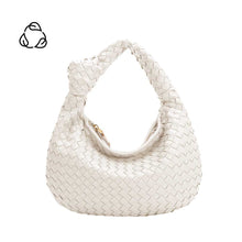 Load image into Gallery viewer, Drew Small Off White Recycled Vegan Top Handle Bag