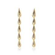 Tina Teardrop Earring: Gold