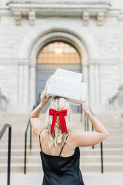 Large Velvet Hair Bow Barrette for Women | Bailee Bow: Moss