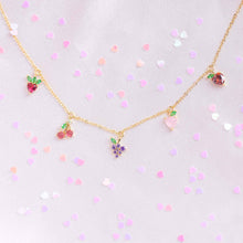 Load image into Gallery viewer, Fruit Basket Choker: Silver