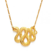 Load image into Gallery viewer, Golden Serpent Necklace