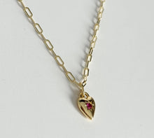 Load image into Gallery viewer, Crimson Love Necklace : Gold Filled