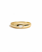 Load image into Gallery viewer, CZ Dome Ring: Gold / 7