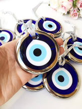 Load image into Gallery viewer, Turkish evil eye bead, gold evil eye bead, 7cm gold evil eye: Gold