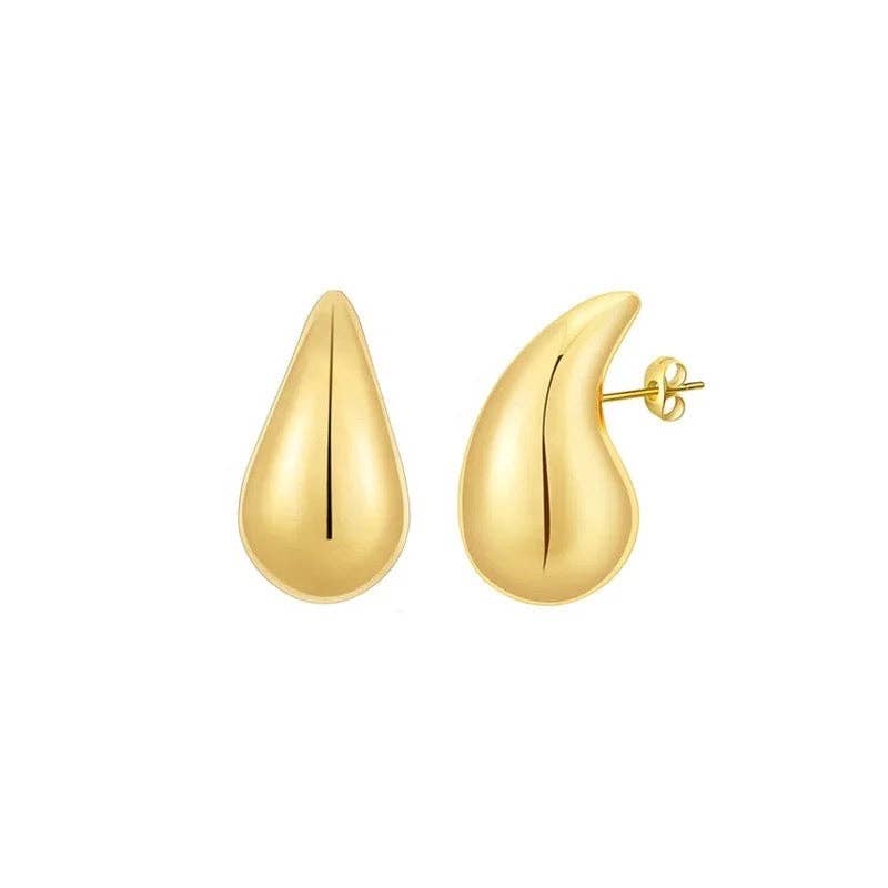 Elia Raindrop Earring: Silver / 20mm