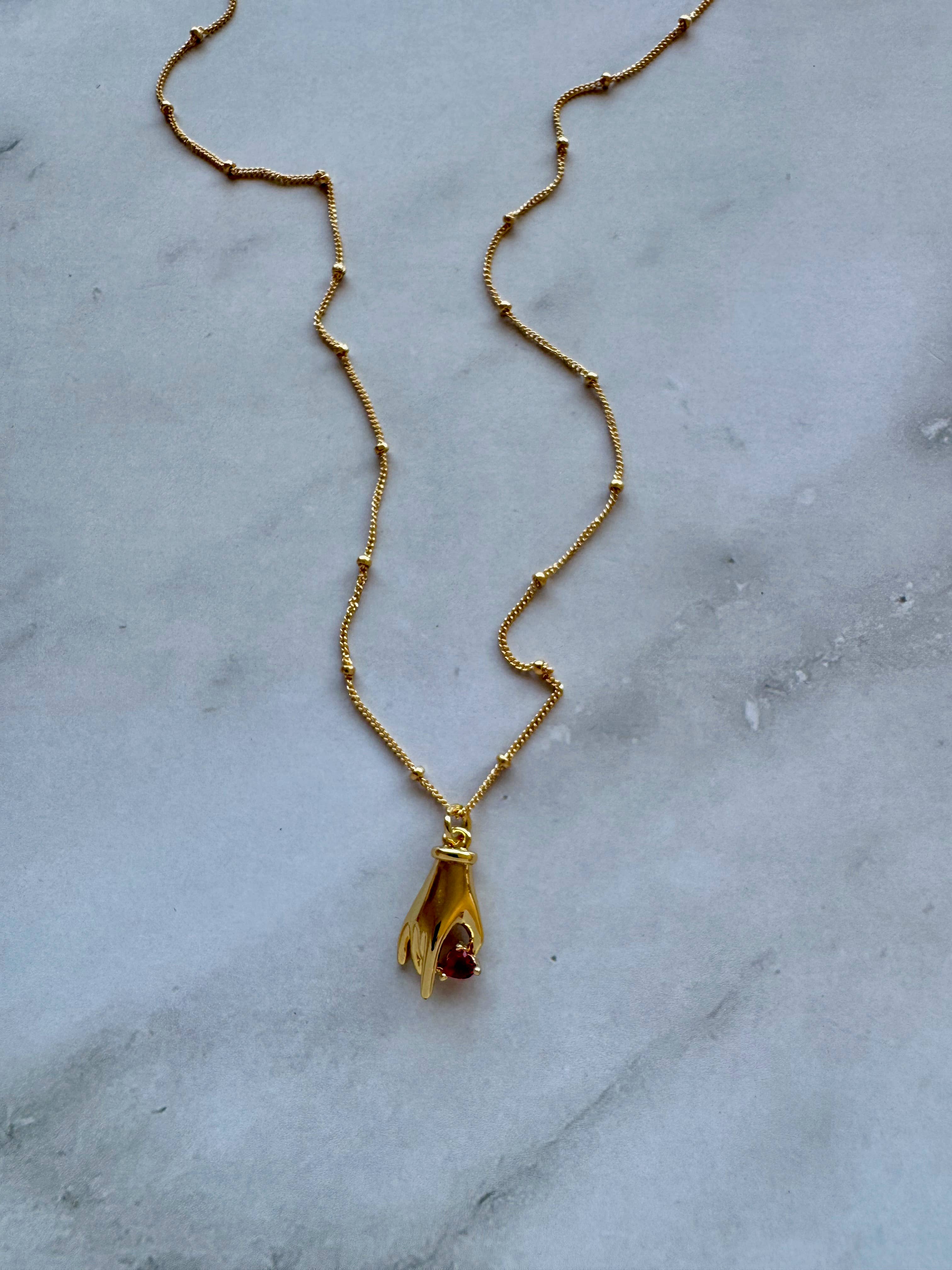 Mabel Necklace: Clear