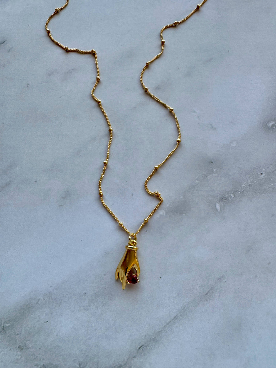 Mabel Necklace: Clear