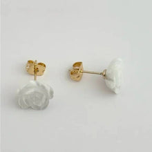 Load image into Gallery viewer, Mother Rose Stud Earrings
