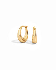 15mm Chunky Hoops: Gold