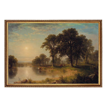 Load image into Gallery viewer, Summer Afternoon by Asher Durand Painting Print on Canvas: 8" x 10"