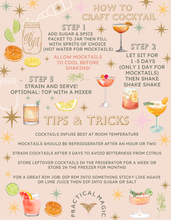 Load image into Gallery viewer, Midnight Margarita Craft Cocktail Infusion Drink Kit -Jar
