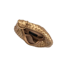 Load image into Gallery viewer, Drew Small Metallic Bronze Recycled Vegan Top Handle Bag