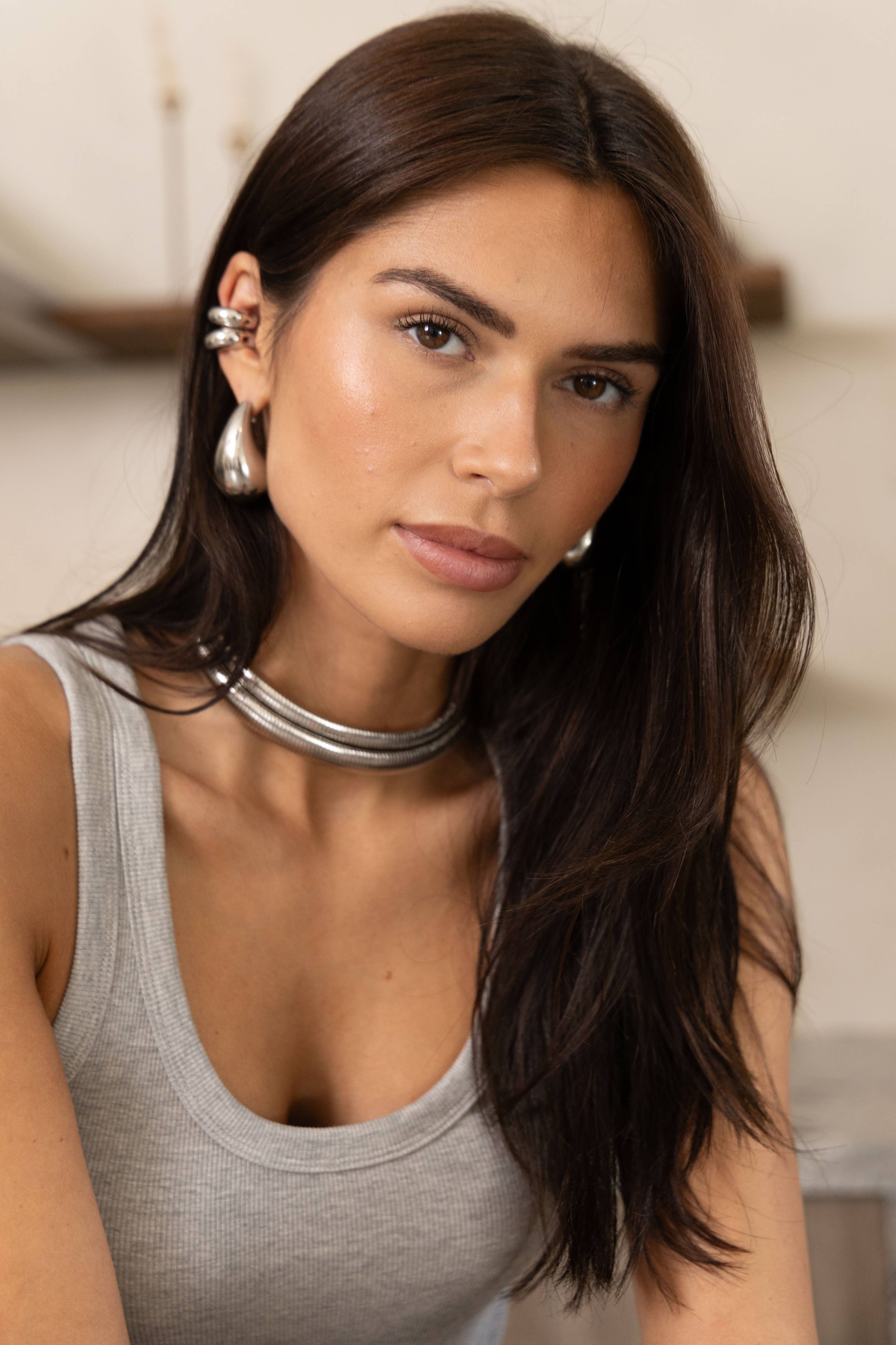 Josie Choker Necklace: Gold / 15mm